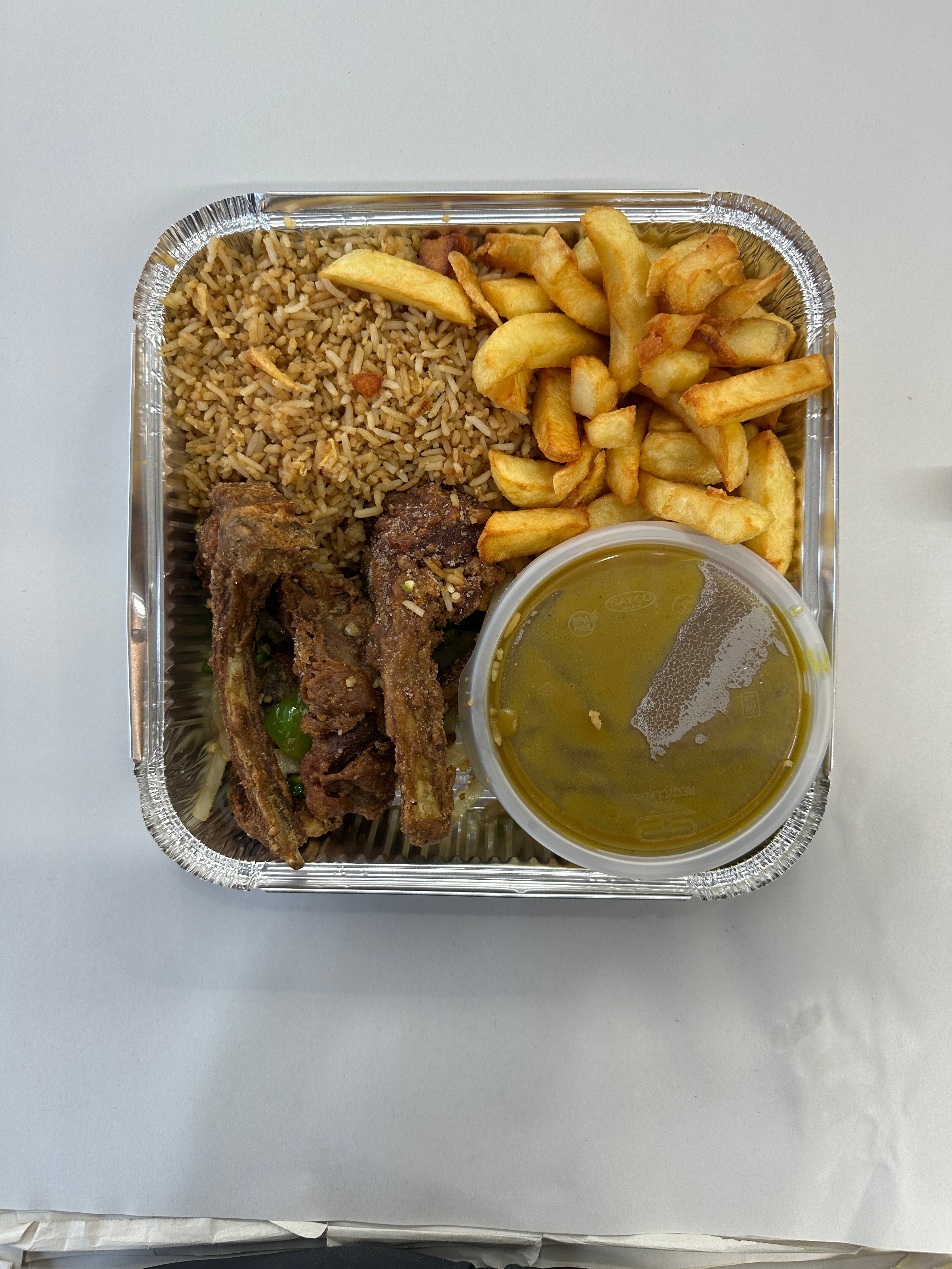 Lamb Chops Rice Box For 1