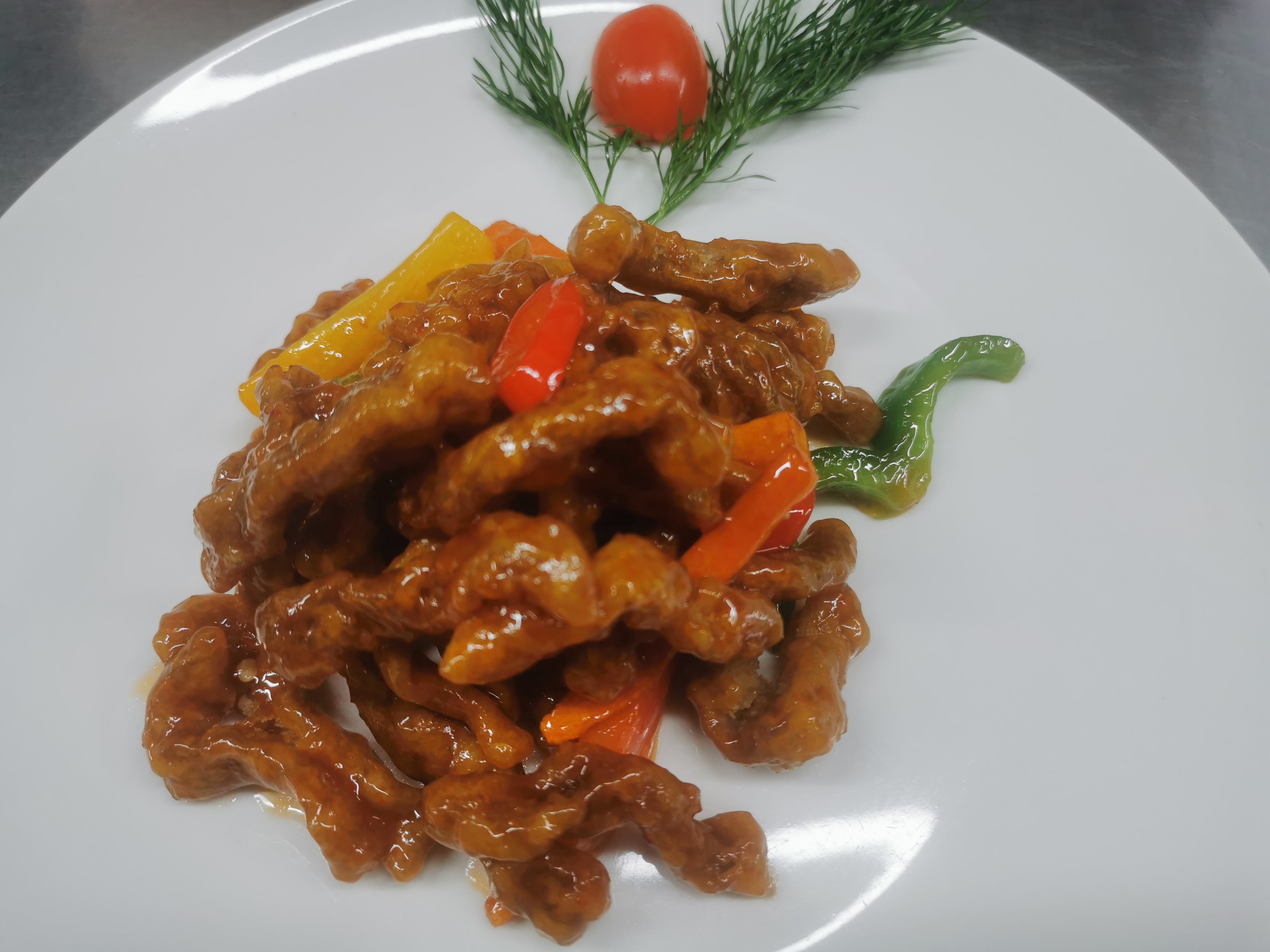 Crispy Shredded Beef in Chilli Sauce