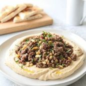 Hummus With Meat Dish