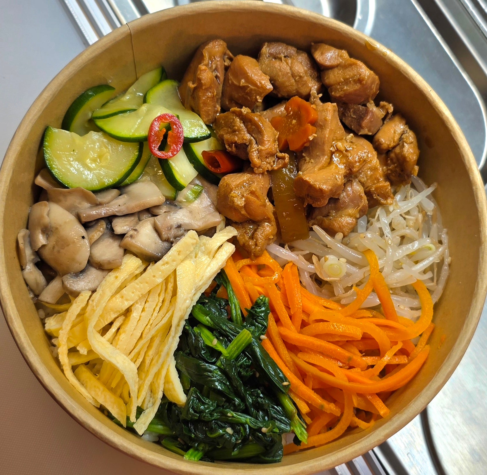 Soy Sauce Chicken Bibimbap