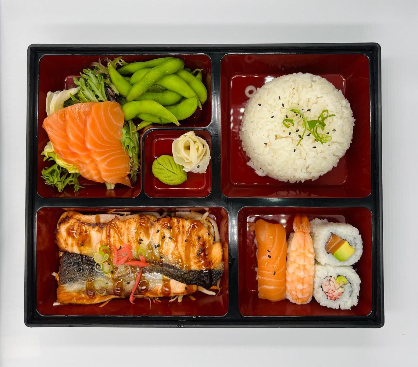 Teriyaki Salmon Bento Box