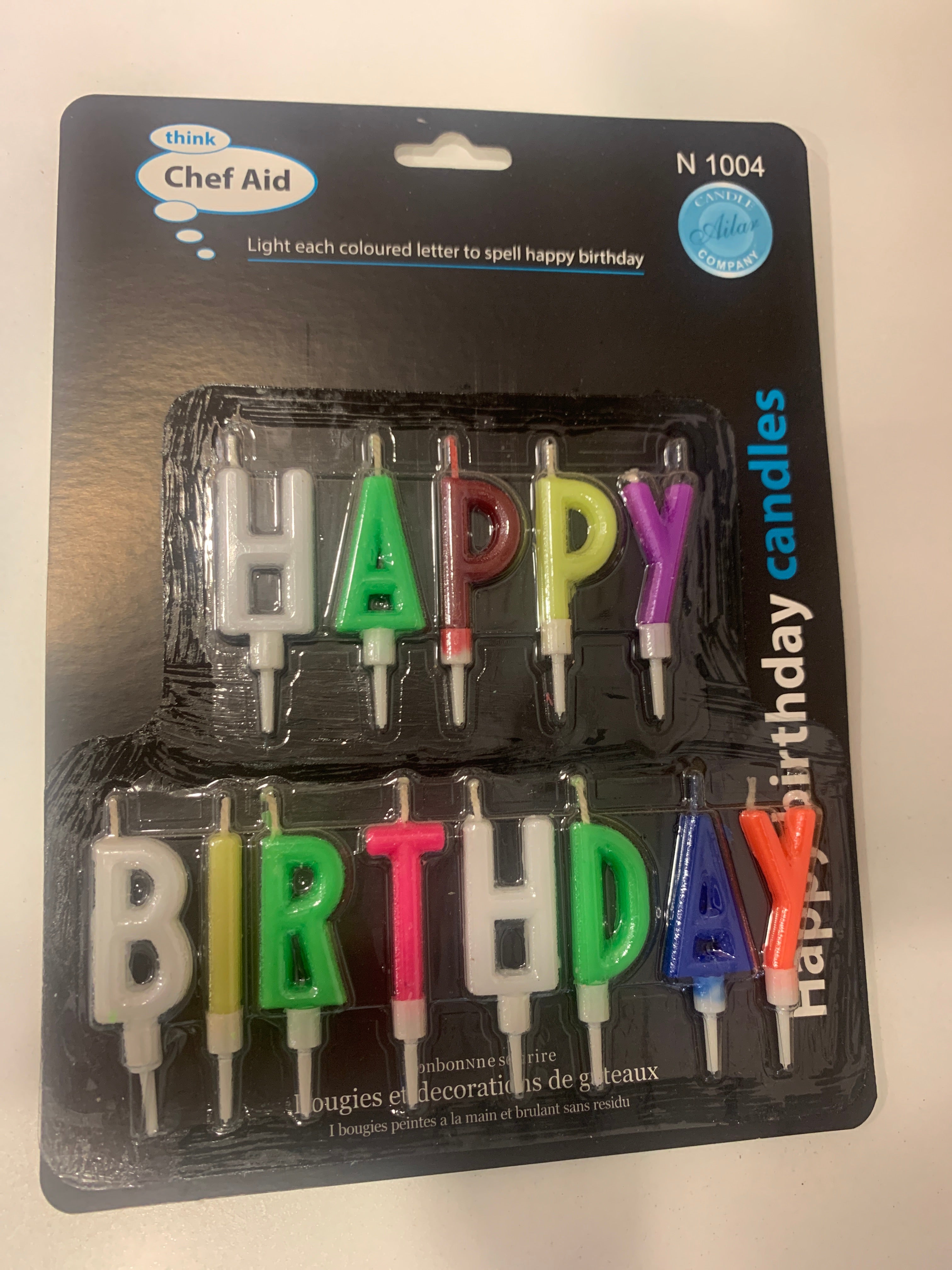 Happy birthday candle