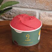 Raspberry Basil Gelato Sorbet
