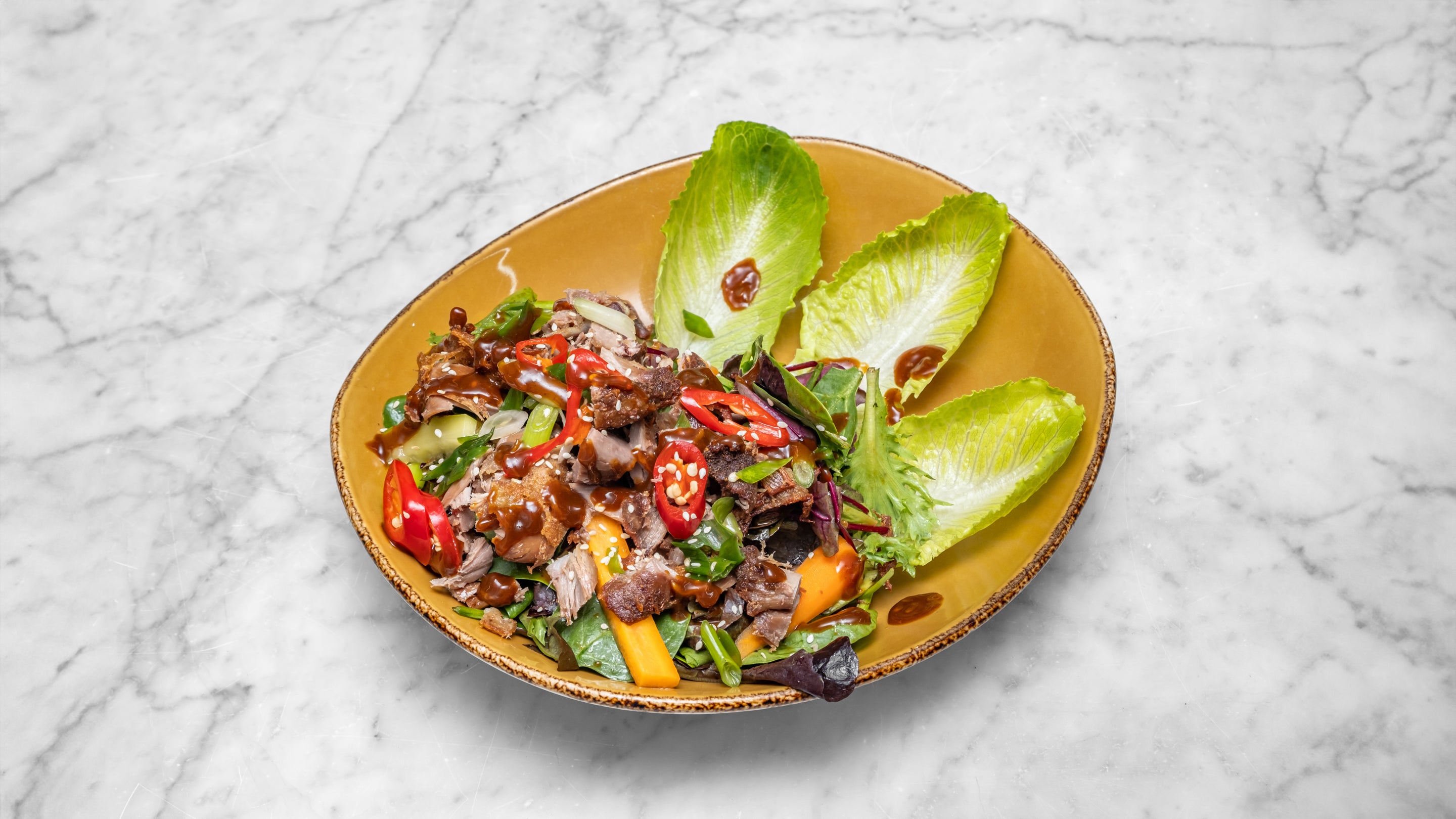 Crispy Shredded Duck Salad