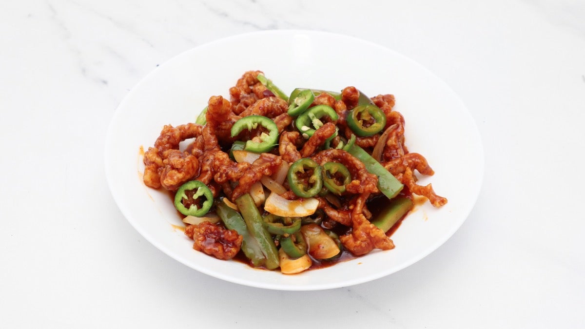 Crispy Beef in Spicy Sauce