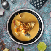 Cream And Cheese Sea Food Soup