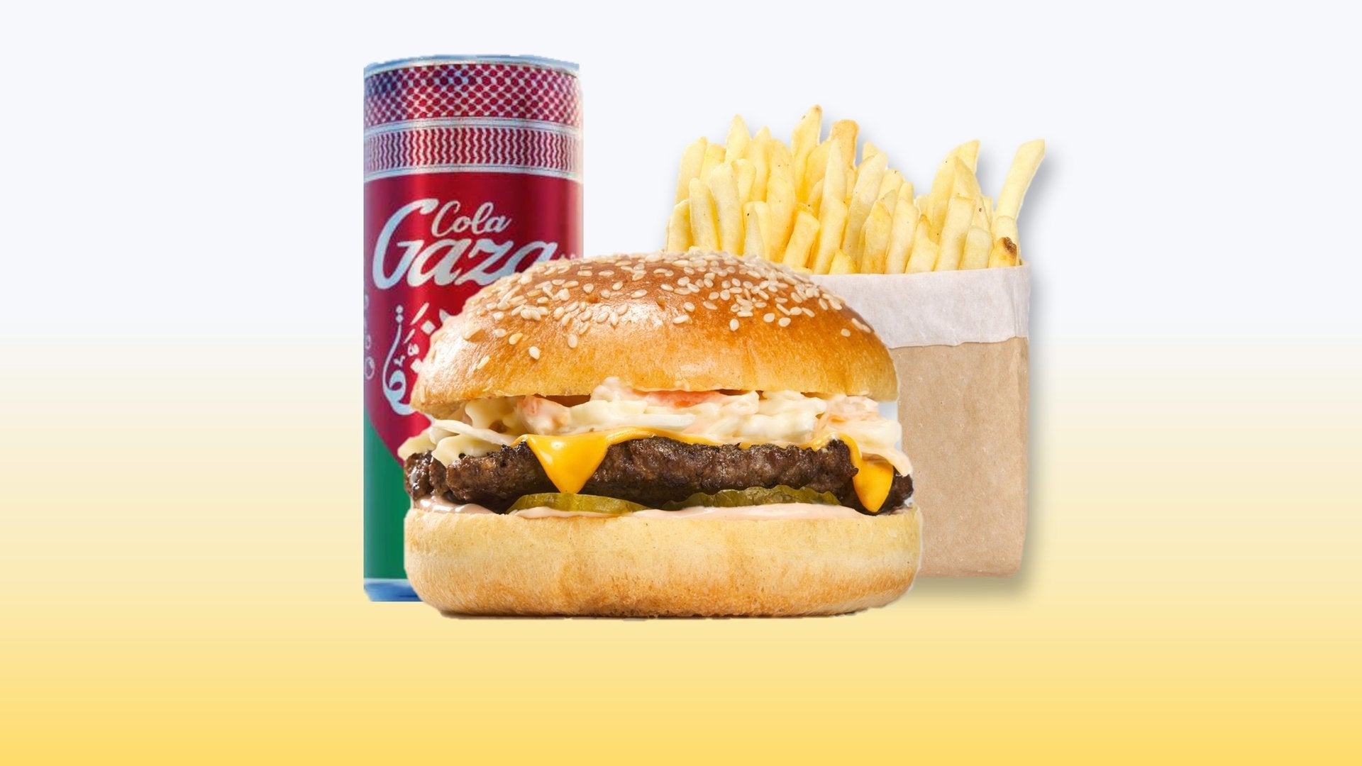 Coleslaw Burger Meal Deal