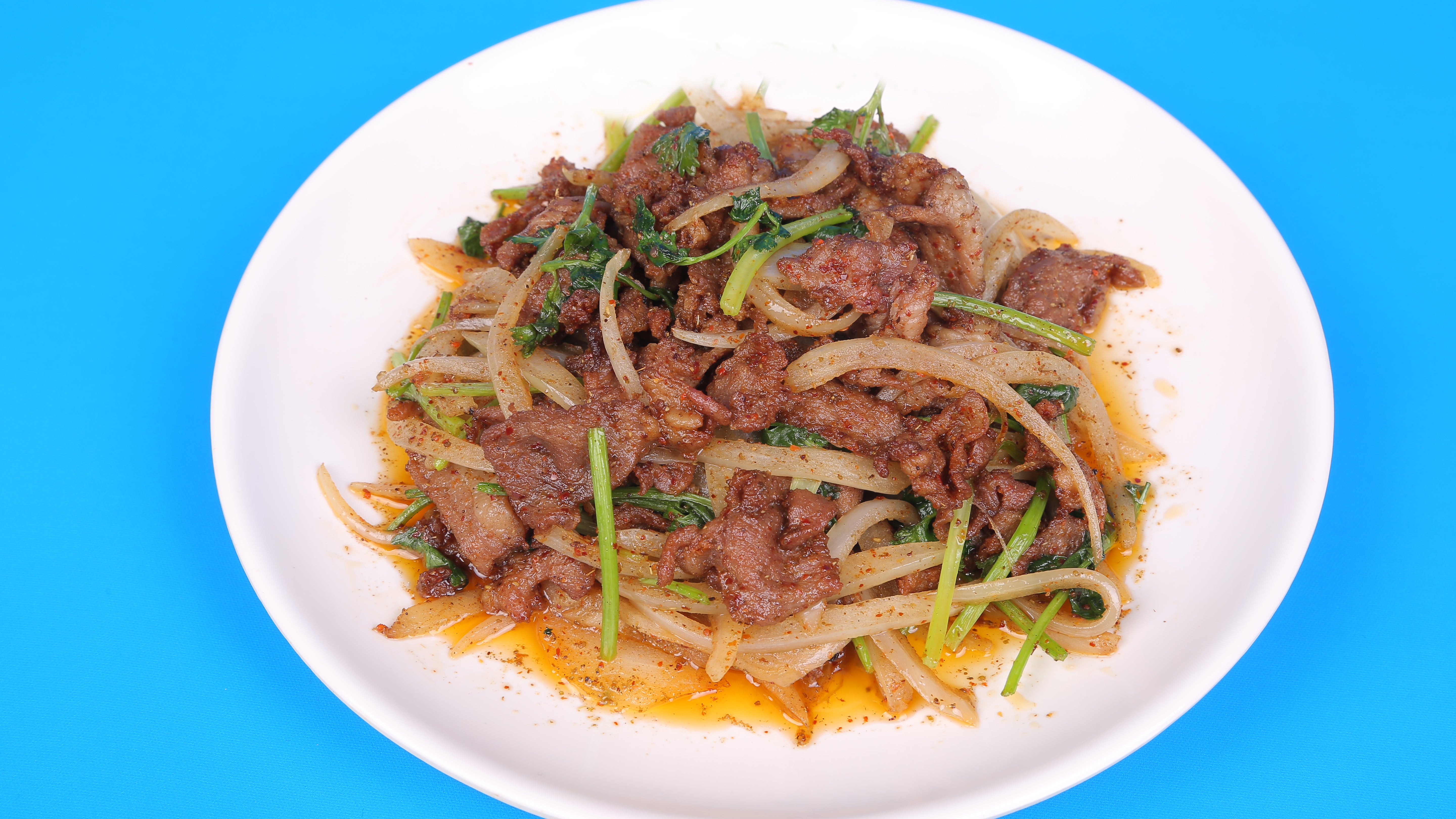 Crispy Beef with Cumin & Chili 孜然牛肉