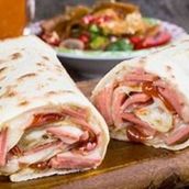 Mortadella With Mayonnaise Wrap