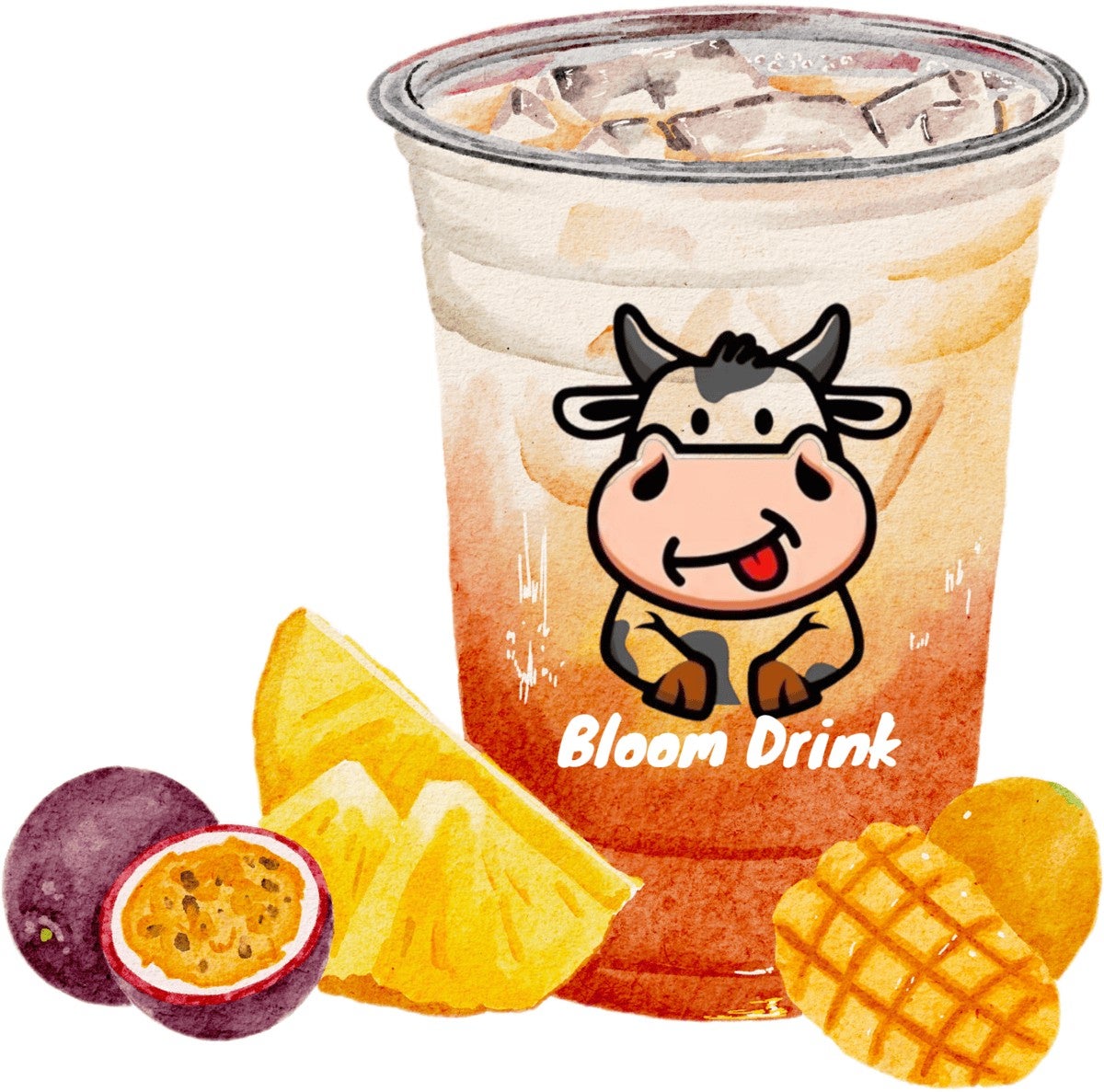 Iced Tropical Fruit Tea