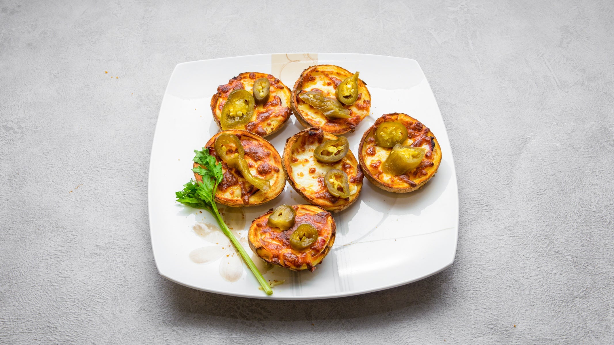 Potato Skins with Cheese & Bacon (6 Pieces)