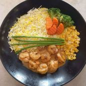 Sweet Chili Lime Shrimp Bowl