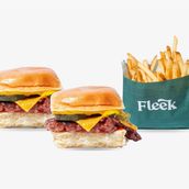 Sliders Cheese Burger & Fries