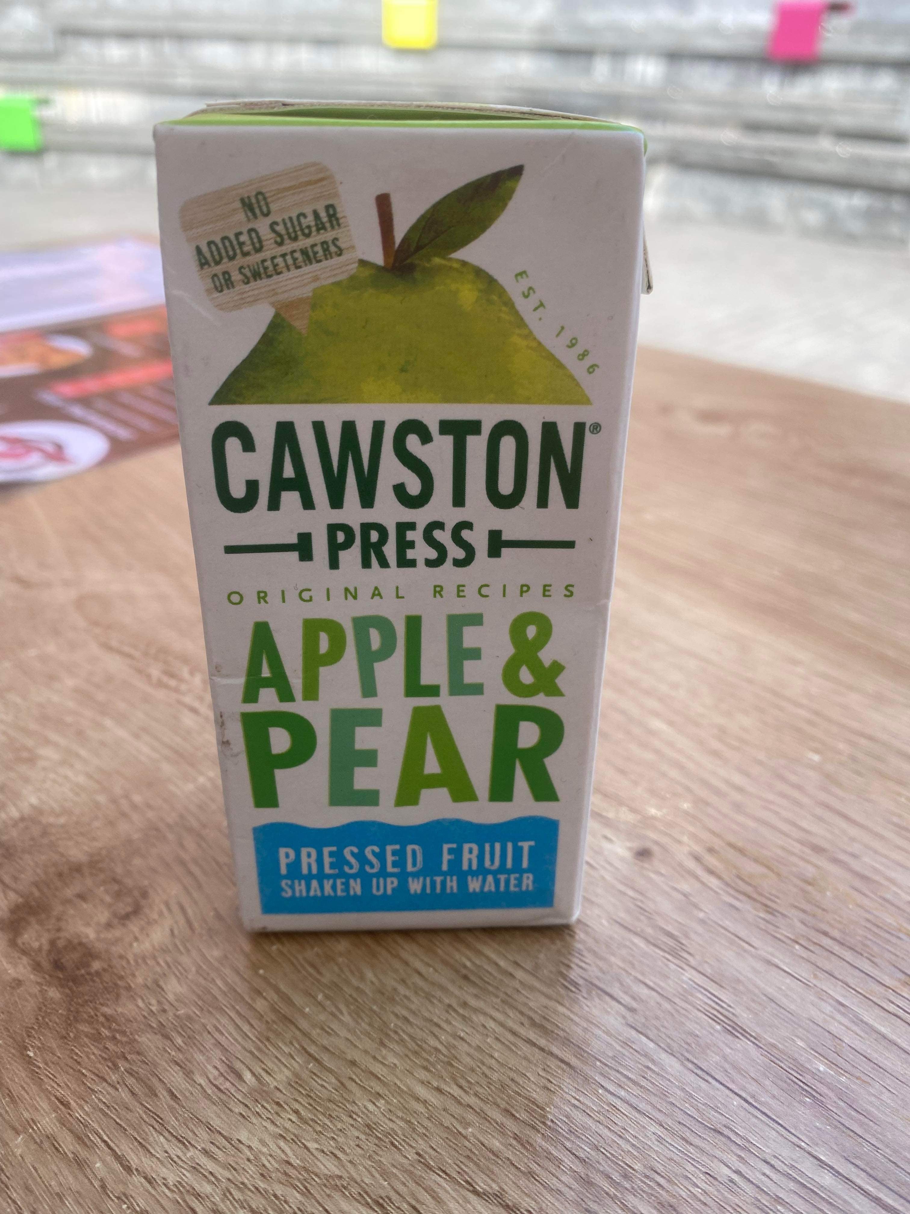 Apple and Pear Carton