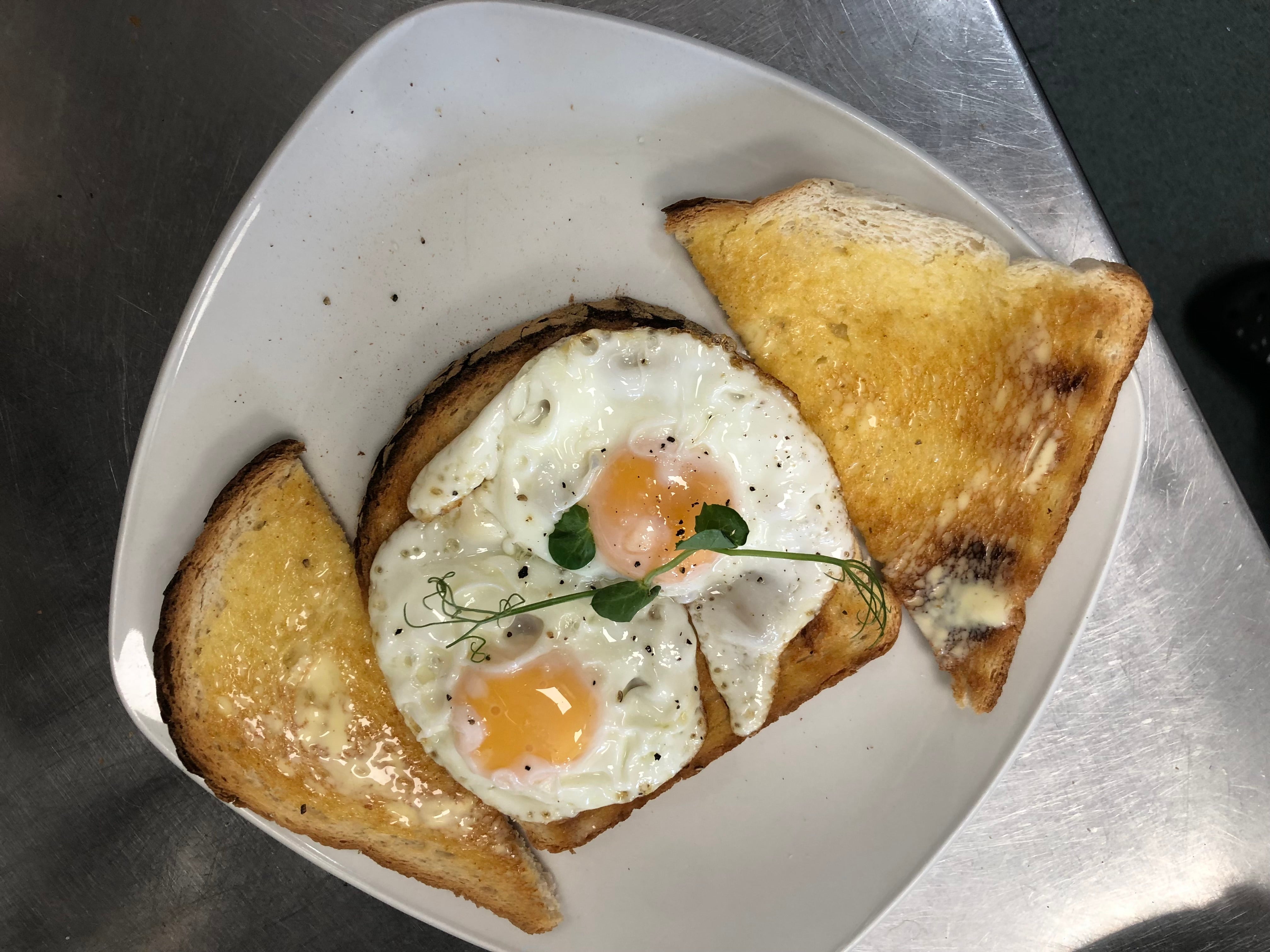 Eggs on Toast