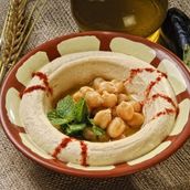 Hummus plate