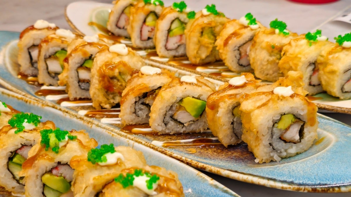 Tempura Salmon Avocado Roll