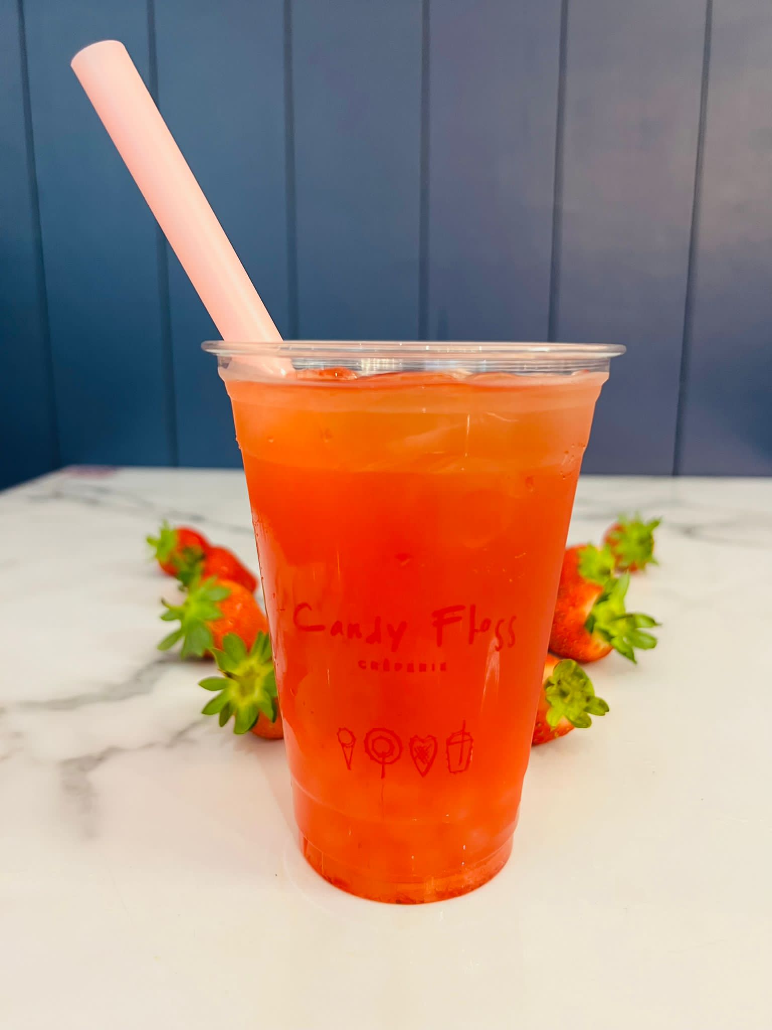 Strawberry Bubble tea
