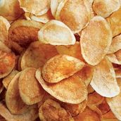Potato Chips Slices Plate