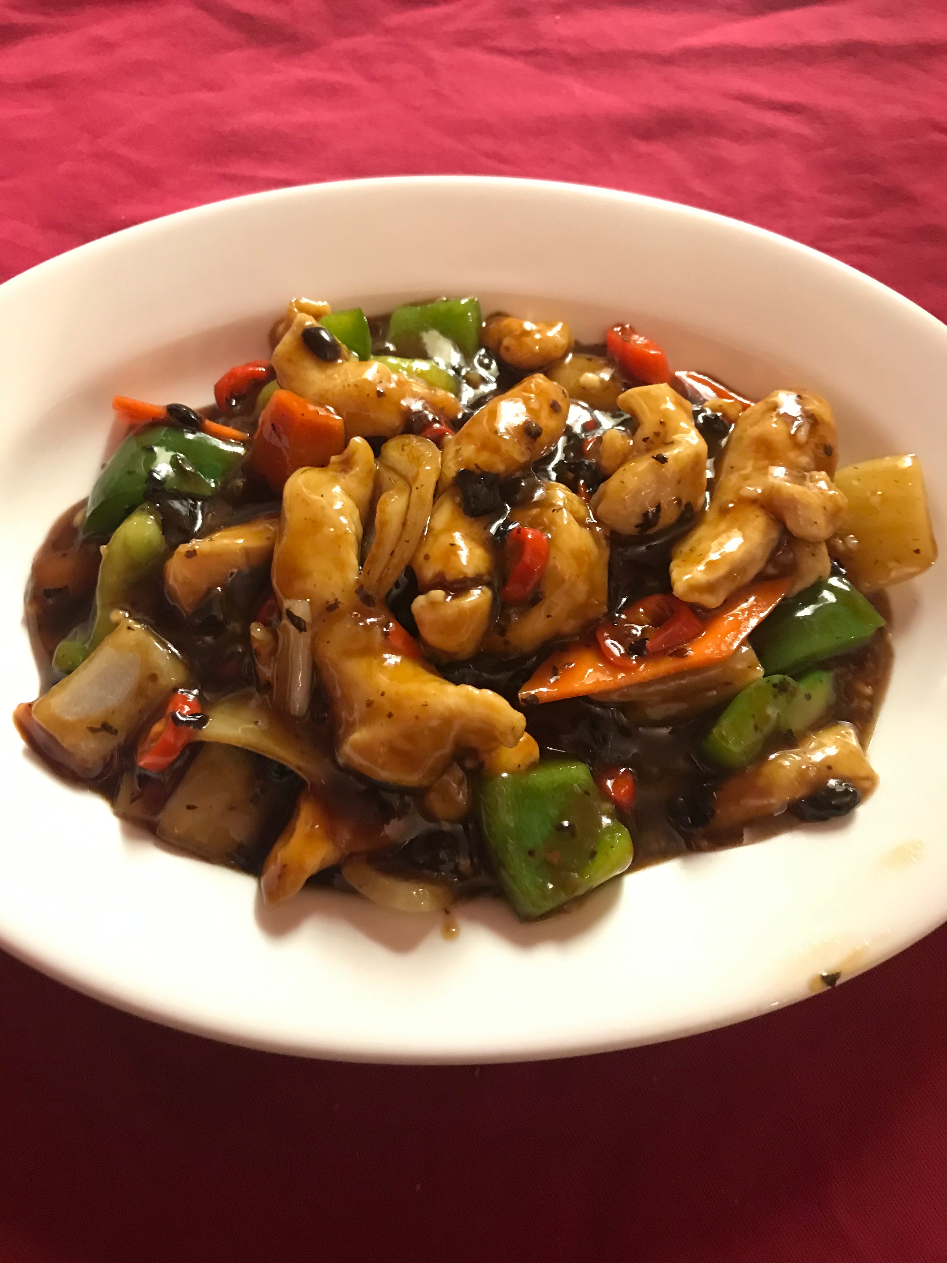 Chicken in Chilli and Black Bean Sauce