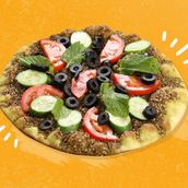 Zaatar Vegetables Manakish