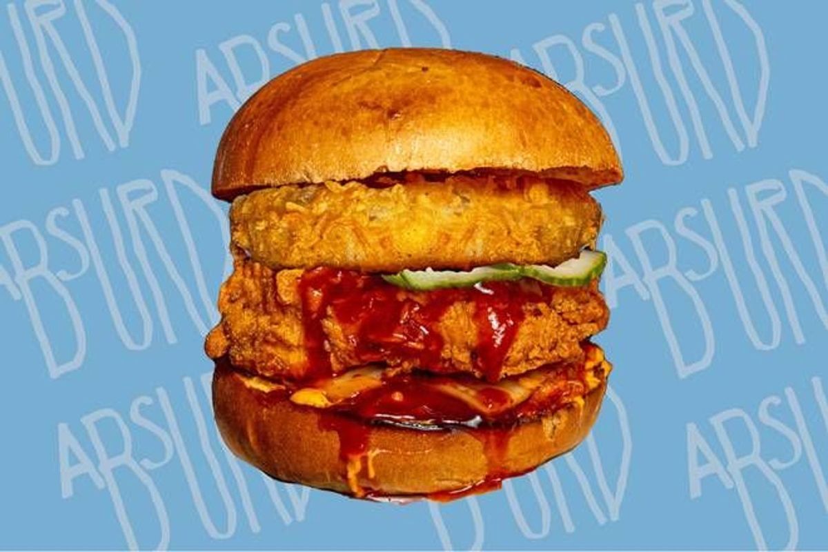 Spicy Korean BBQ Burger 🌶