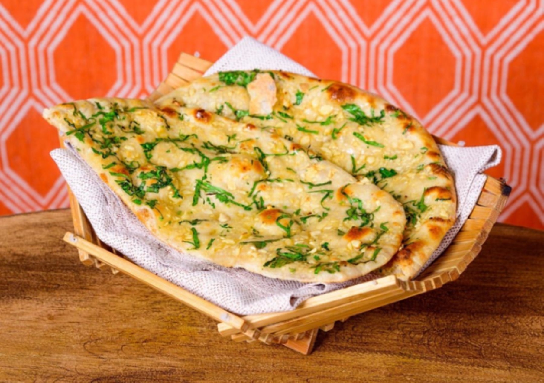 Garlic chilli naan