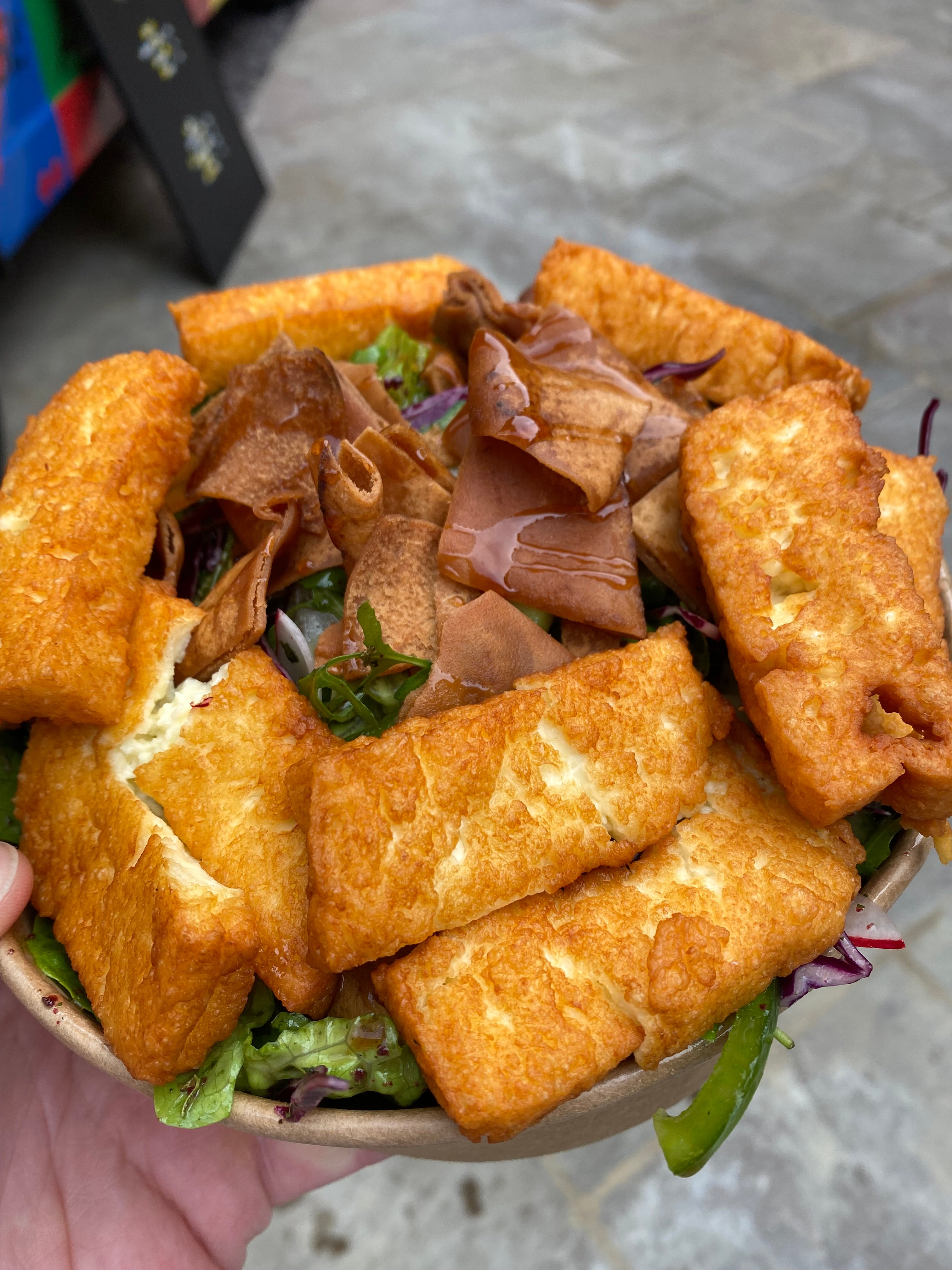 Halloumi Fattoush Bowl