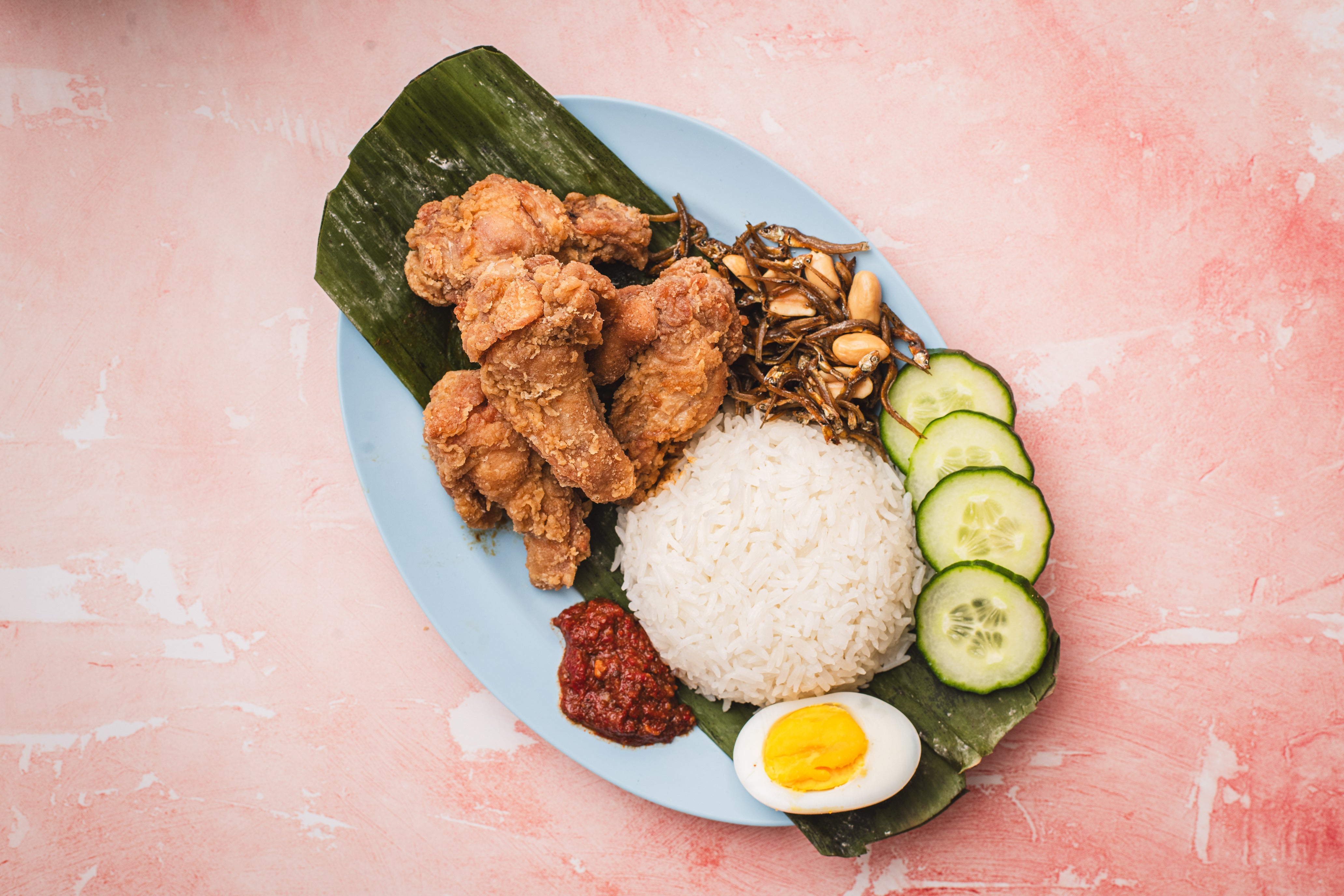 Nasi Lemak + Curry Puff