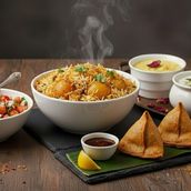 Potato Biryani Meal For 1 Person