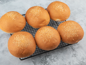Burger Bun With Sesame 6 P