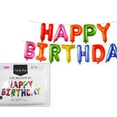 Hbd Letter Balloon Set