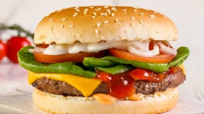 Classic Cheese Burger Meal