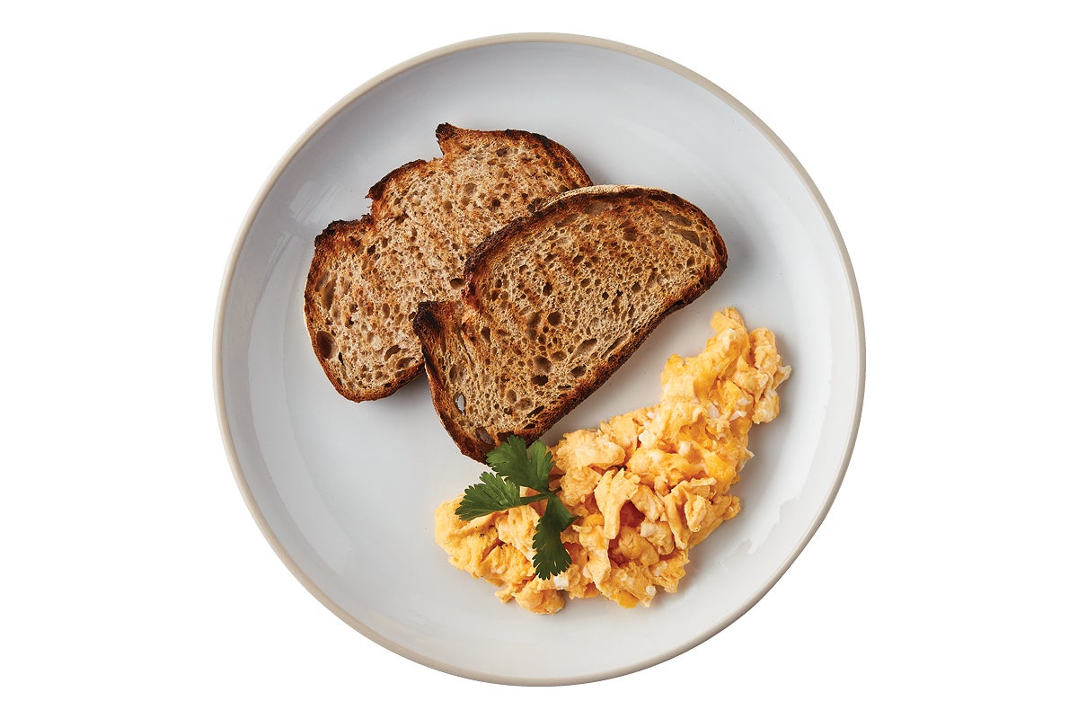 Scrambled Eggs and Toast