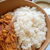 1pc Chicken With Rice And Gravy