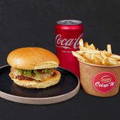 Spicy Chipotle Burger Meal