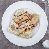 Egg Wrap With Turkish Low Fat Cheese