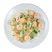 Seafood With Mashroom and Broccoli