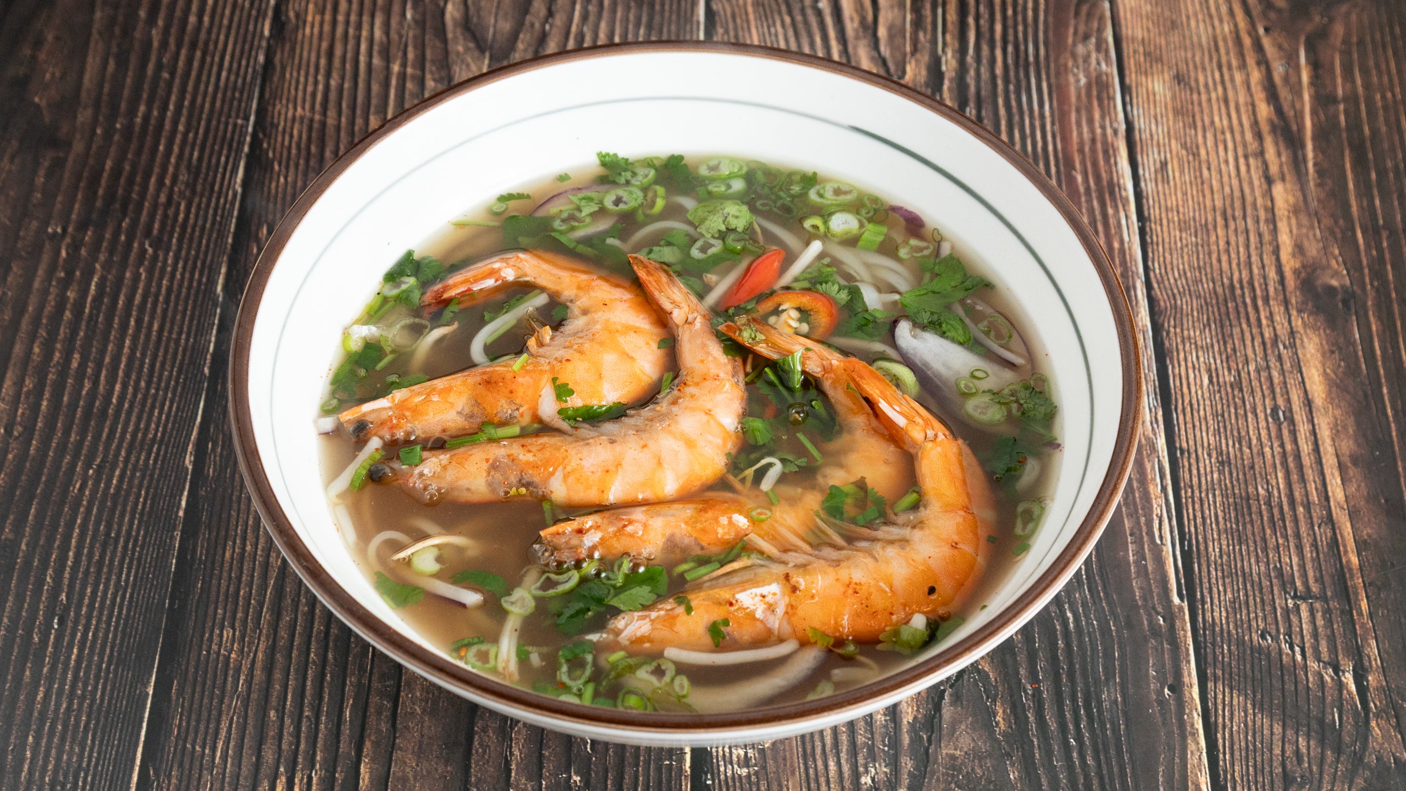 Grilled Prawn Pho