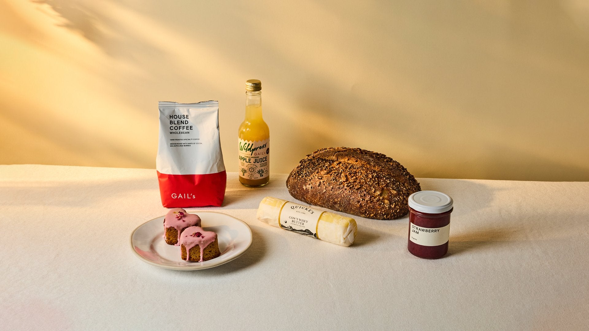 Valentine's Breakfast Spread