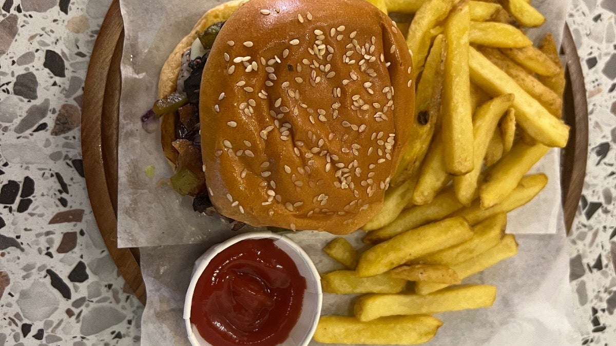 Smashed Sahtein Burger