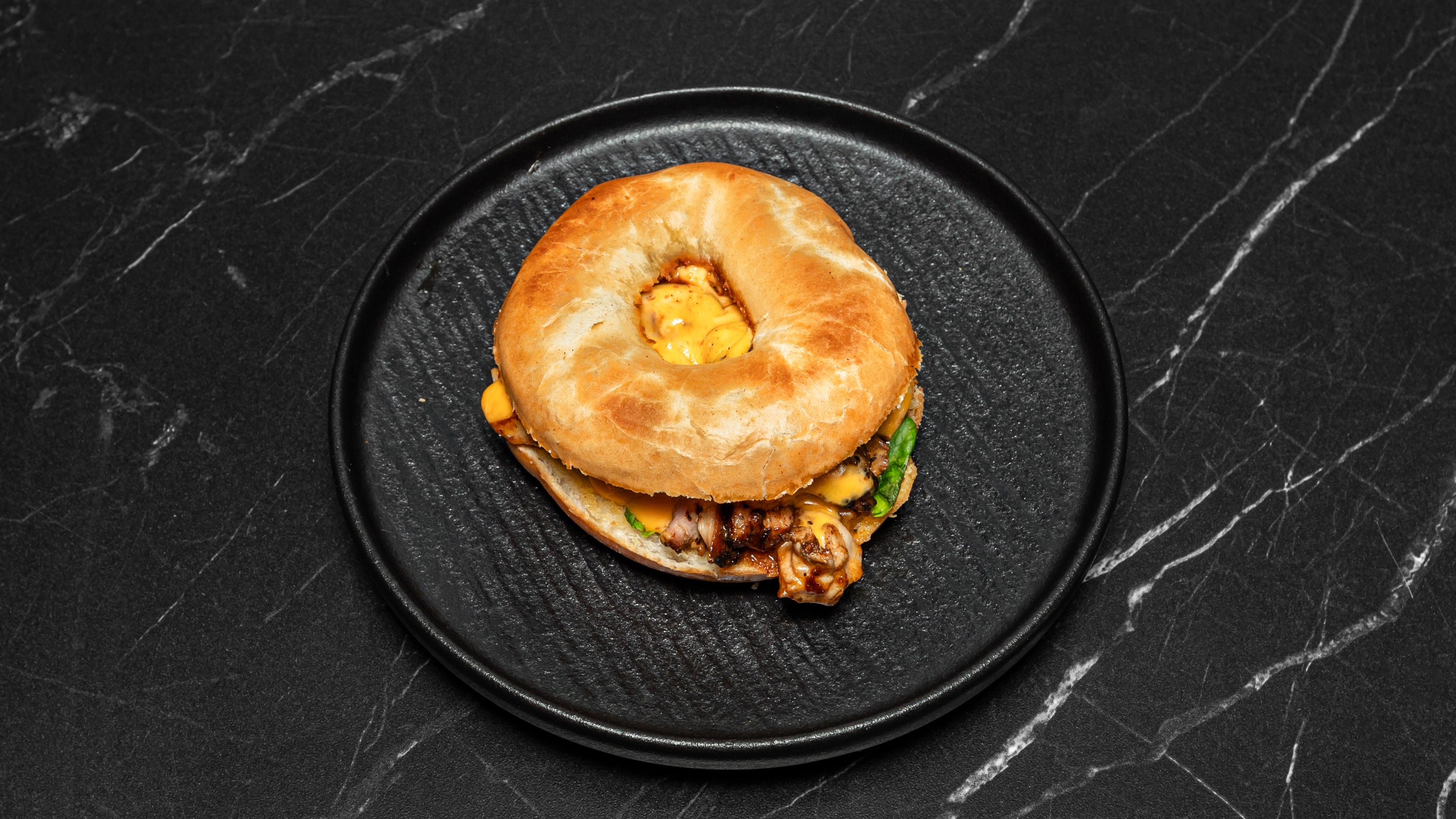 Jerk Chicken Bagel
