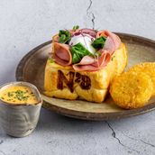 Turkey Ham Benedict (D-G)