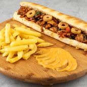Chicken fajita sandwich