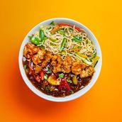 Indo-Chinese Fusion Chicken Bowl (Spicy)