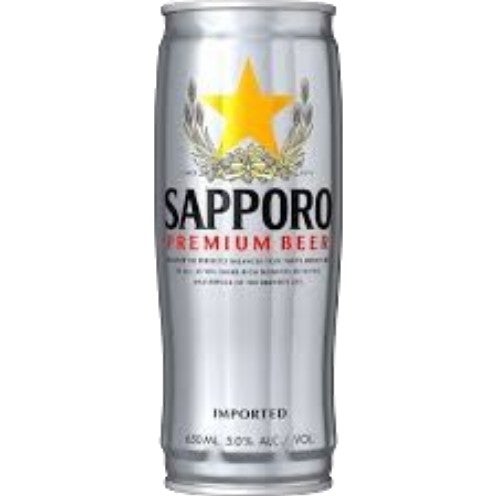 SAPPORO 650ML 5% ABV
