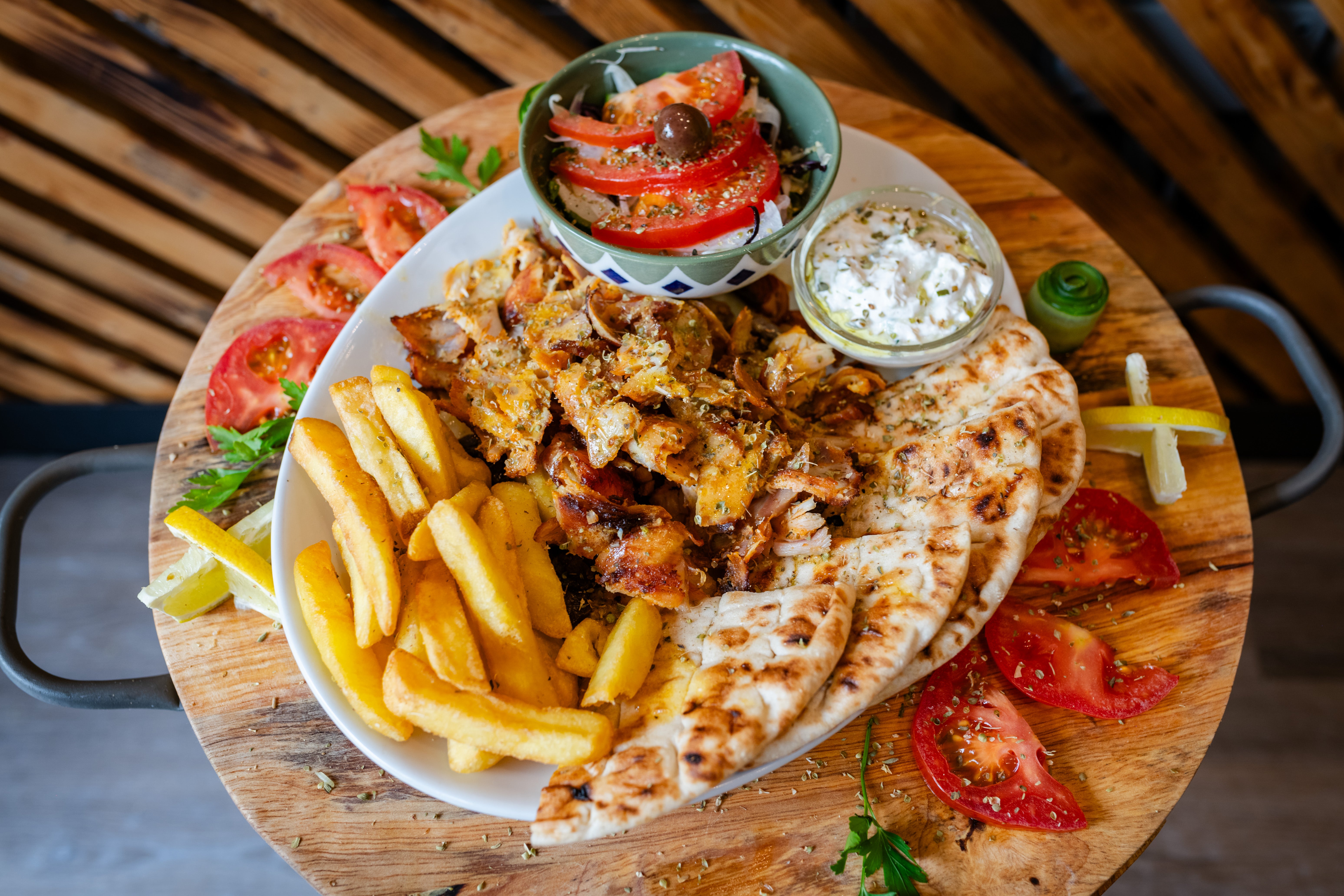 ��️ Chicken Gyros Plate