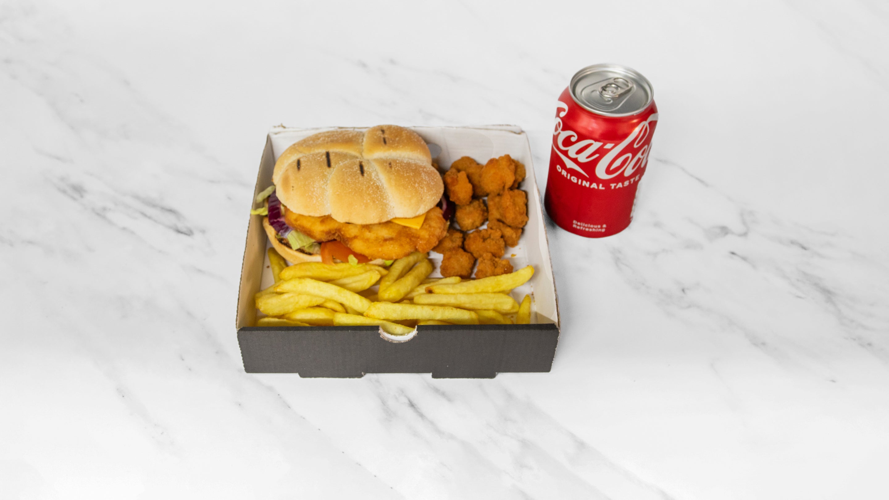 Chicken Burger Box Meal