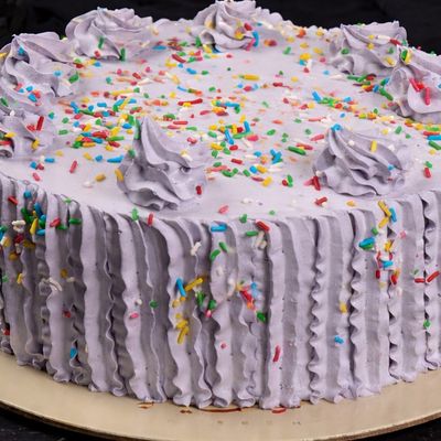 Purple Birthday Cake