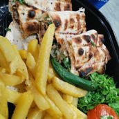 Meat Tikka Sandwich With Free Drink